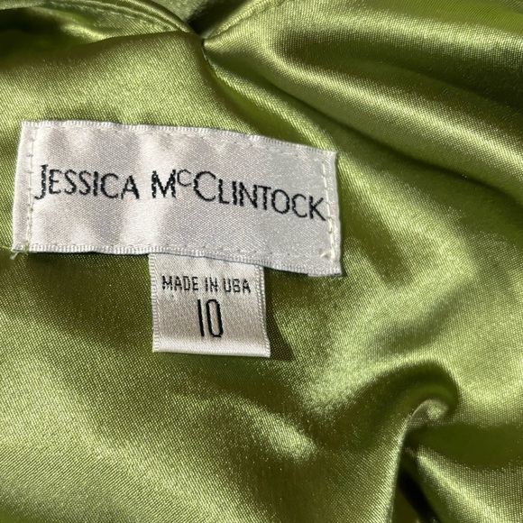 Jessica McClintock Vintage 90’s Satin Gown - Picture 10 of 12